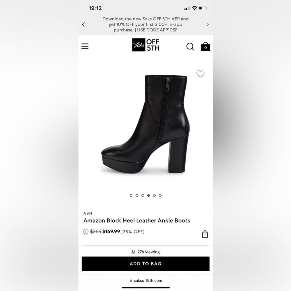 NEW ASH Black, Platform Ankle Boots. - Picture 2 of 12